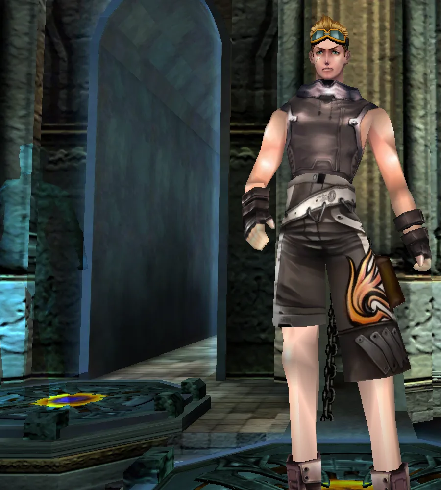A character in-game